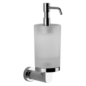 Gessi Emporio via-manzoni Emporio Wall Mounted Soap Dispenser in White Glass Accessories