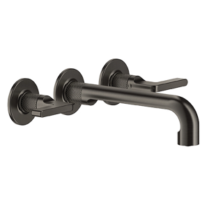 Gessi inciso Inciso Wall Mounted Three-Hole Basin with Spout without Waste Wall & Basin Mixers