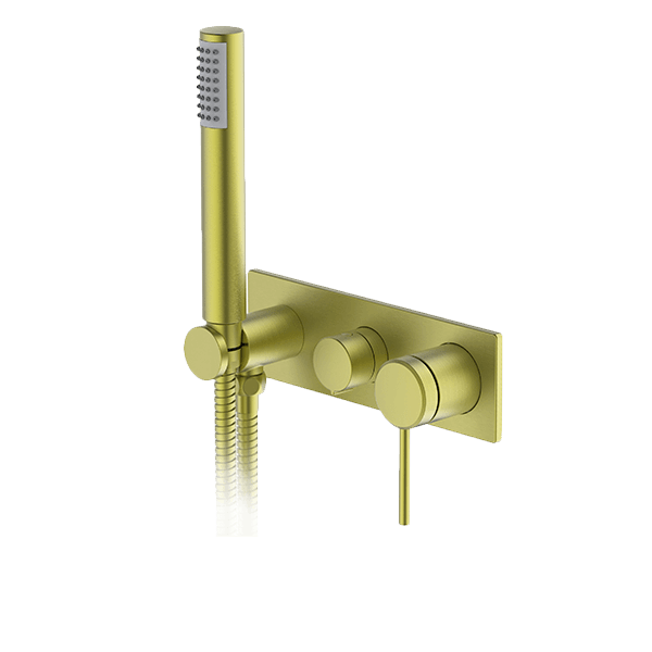 Poco 3 Hole Bath/Shower Mixer Set