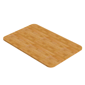 Abey abey-abey Bamboo Small Rectangular Cutting Board Sink Accessories