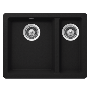 Schock quadro Schock Quadro One & 1/2 Bowl Onyx Kitchen Sinks