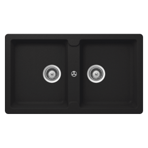 Schock typos Schock Typos Double Bowl 1TH Onyx Kitchen Sinks