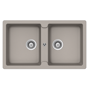 Schock typos Schock Typos Double Bowl 1TH Concrete Kitchen Sinks