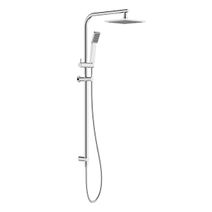 Abey showers-on-rail Twin Arch Rain & Hand Shower Ensemble Showers