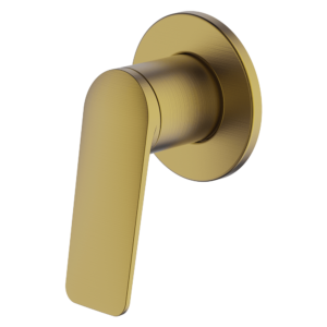 Gareth Ashton external-internal VELA SHOWER MIXER EXTERNAL BRUSHED BRASS Wall & Basin Mixers