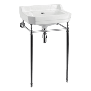 Burlington burlington Edwardian 56cm Basin & Stand 1TH Basins