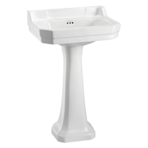 Burlington burlington Edwardian 56cm Basin & Pedestal 1TH Basins