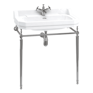 Burlington burlington Edwardian 80cm Basin & Stand 1TH Basins