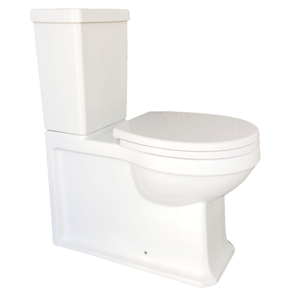 Burlington traditional Burlington Traditional Rimless Wall Faced Toilet Suite Toilets