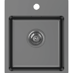 Abey bar-sinks BS2 Bar Sink with Tap Landing Black Pearl Bar Sinks