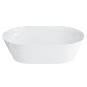 Abey clearwater-stone Sontuoso ClearStone Gloss Basin with Matching Stone Waste Basins