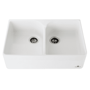 Chambord chambord-clotaire Chambord Clotaire Large Double Bowl Fireclay Kitchen Sinks