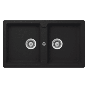 Schock typos Schock Typos Double Bowl 1TH Onyx Kitchen Sinks