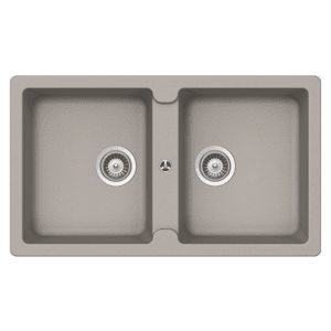 Schock typos Schock Typos Double Bowl 1TH Concrete Kitchen Sinks