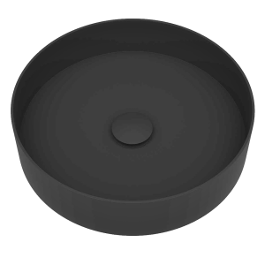 Abey stainless-steel Round Stainless Steel Basin Matt Black Basins