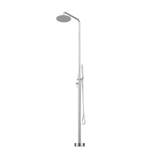 Gareth Ashton gareth-ashton-316 316 Marine Grade Stainless Steel Freestanding Round Shower Head (250mm) & Handshower Showers