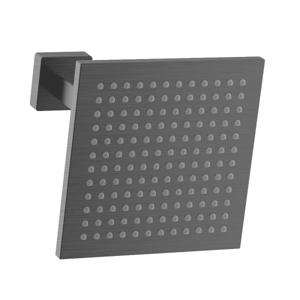 Brass Square Vertical Shower 200mm Drop