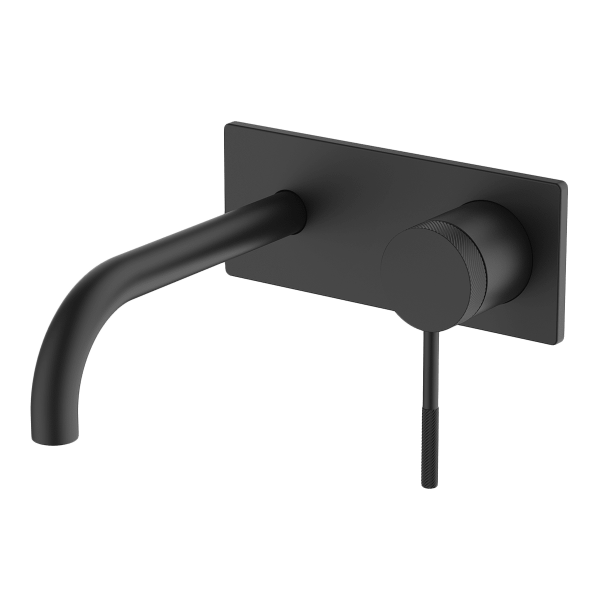 Poco Knurled Wall Basin/Bath Set 165mm