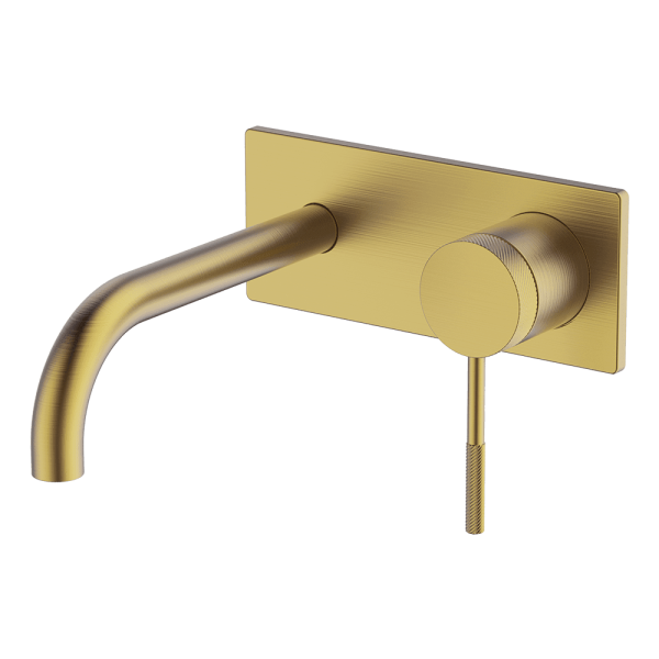 Poco Knurled Wall Basin/Bath Set 165mm
