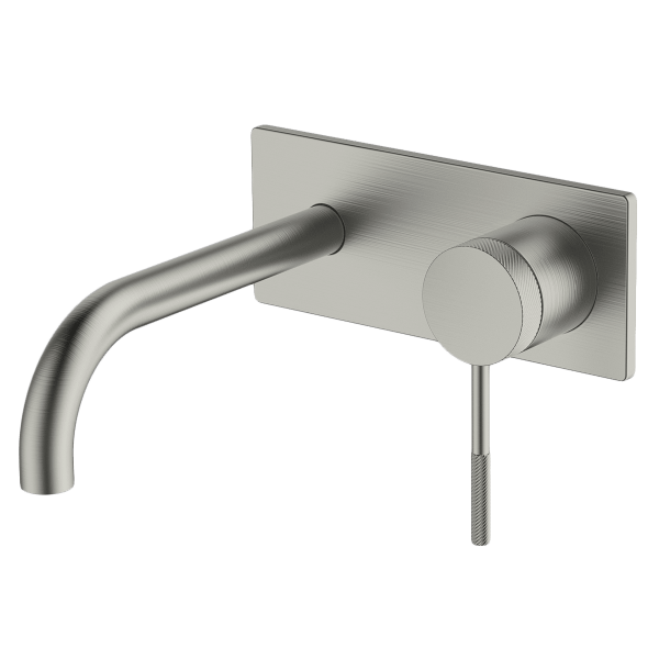 Poco Knurled Wall Basin/Bath Set 165mm