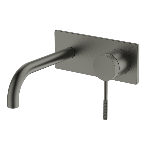 Poco Knurled Wall Basin/Bath Set 165mm