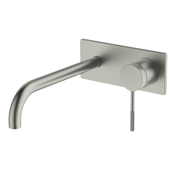 Poco Knurled Wall Basin/Bath Set 220mm