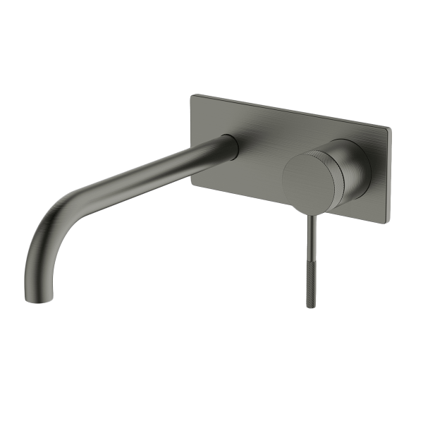 Poco Knurled Wall Basin/Bath Set 220mm