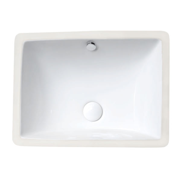 Gareth Ashton vela Vela Rectangle Undermount Basin with Overflow Basins