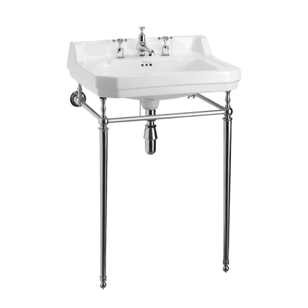 Burlington burlington Edwardian 61cm Basin & Stand 3TH Basins