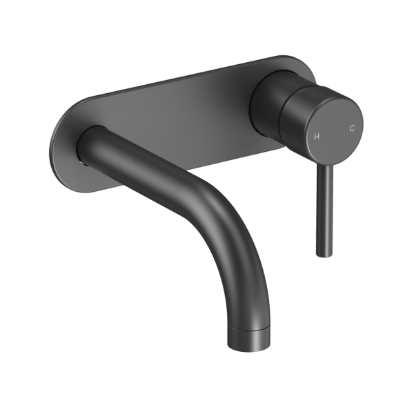 Abey Builders lucia-build Lucia Builders Wall Basin/Bath Set 165mm Wall & Basin Mixers