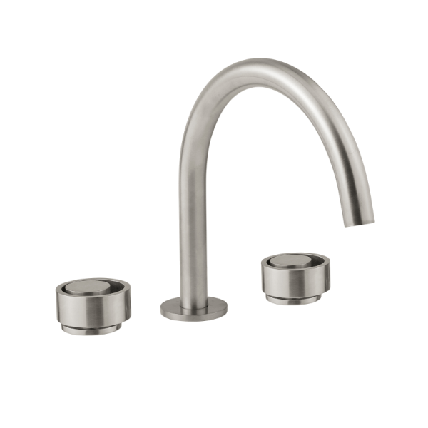 Piazza 3 Piece Basin Mixer - Round - Image 2