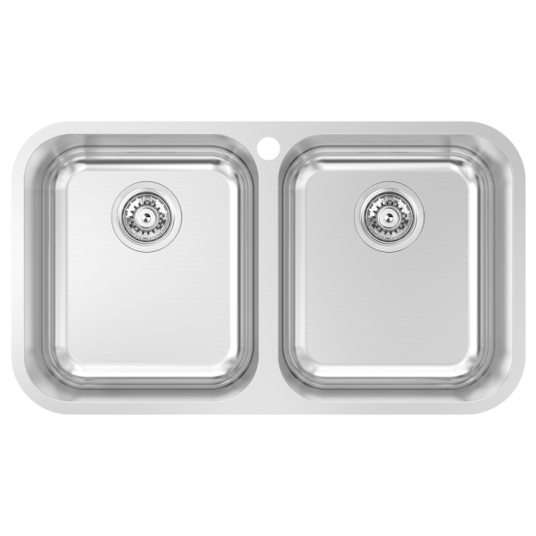 Abey princess Princess Double Bowl with Tap Hole Kitchen Sinks