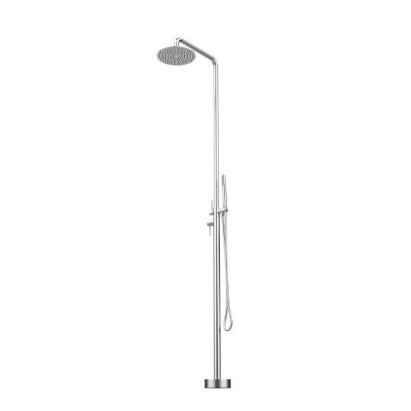 Gareth Ashton gareth-ashton-316 316 Marine Grade Stainless Steel Freestanding Round Shower Head (250mm) & Handshower Showers
