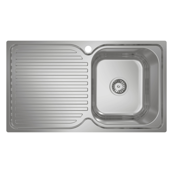 Abey abey-entry Entry Single Right Hand Bowl Kitchen Sinks