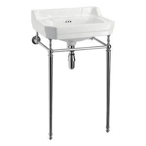 Burlington burlington Edwardian 56cm Basin & Stand 1TH Basins
