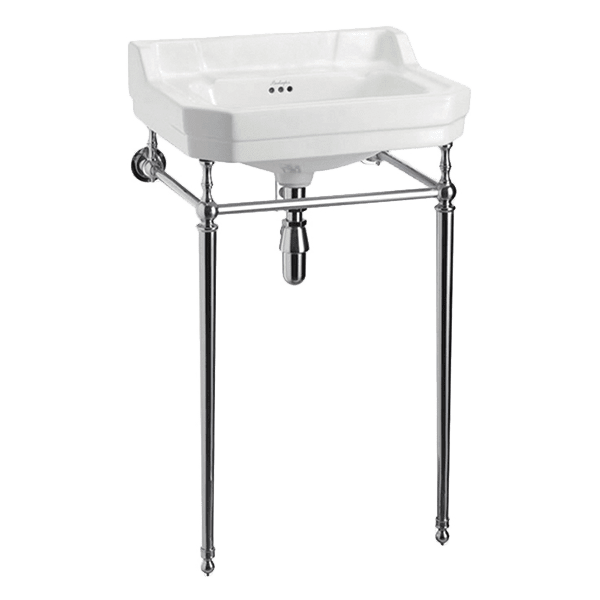 Burlington burlington Edwardian 56cm Basin & Stand 1TH Basins
