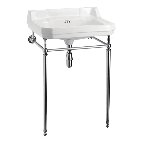 Burlington burlington Edwardian 61cm Basin & Stand 1TH Basins
