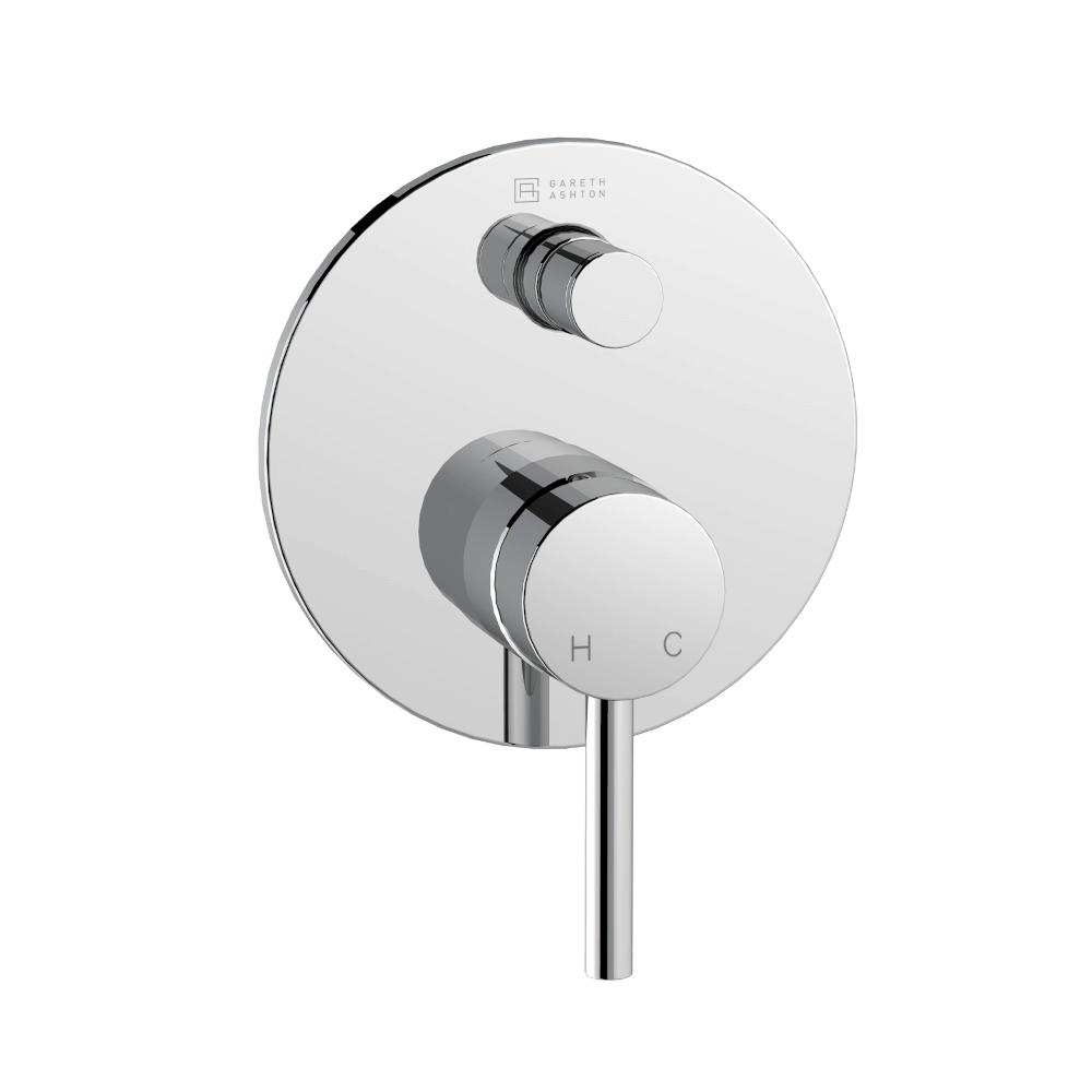 Gareth Ashton external-internal LUCIA Diverter MIXER EXTERNAL CHROME Wall & Basin Mixers