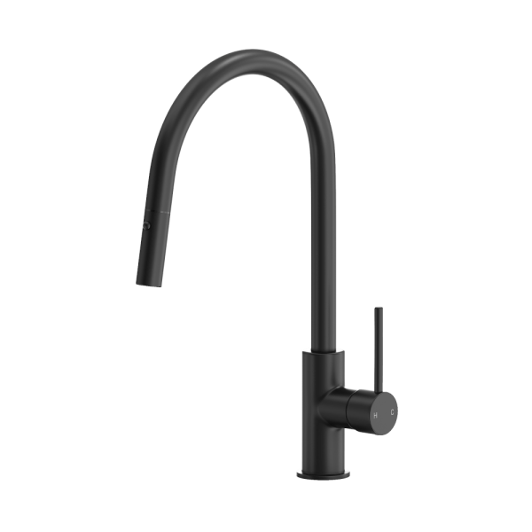 Abey Builders Pull Out Gooseneck Kitchen Mixer - Image 2