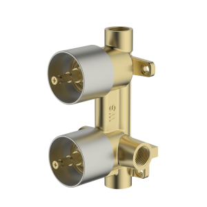 Abey external-internal POCO P BATH/SHOWER DIVERTER INTERNAL ONLY BRUSHED NICKEL Wall & Basin Mixers