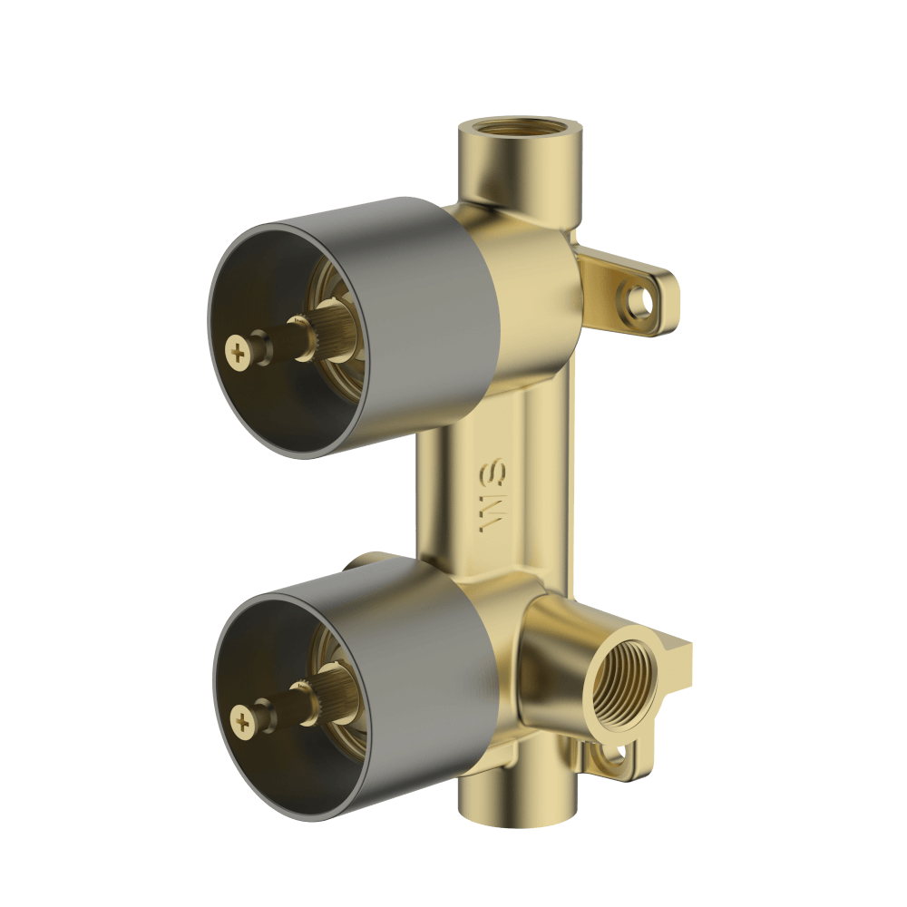 Abey external-internal POCO P BATH/SHOWER DIVERTER INTERNAL ONLY GUN METAL Wall & Basin Mixers