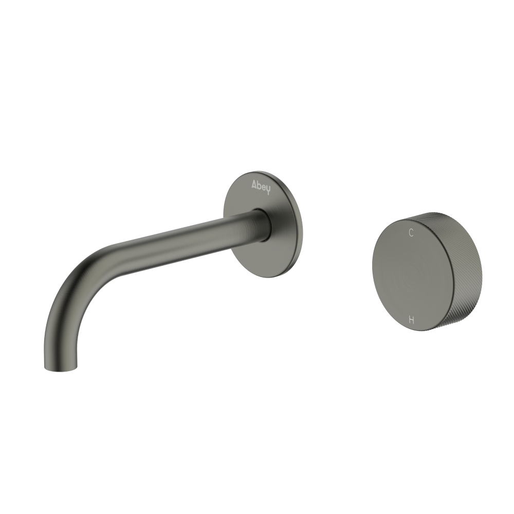 Abey external-internal POCO P WALL BASIN/BATH SET EXTERNAL ONLY 165mm Wall & Basin Mixers