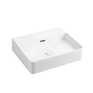 Gareth Ashton vela Vela Wall Hung Rectangle Basin with Overflow 1TH Basins