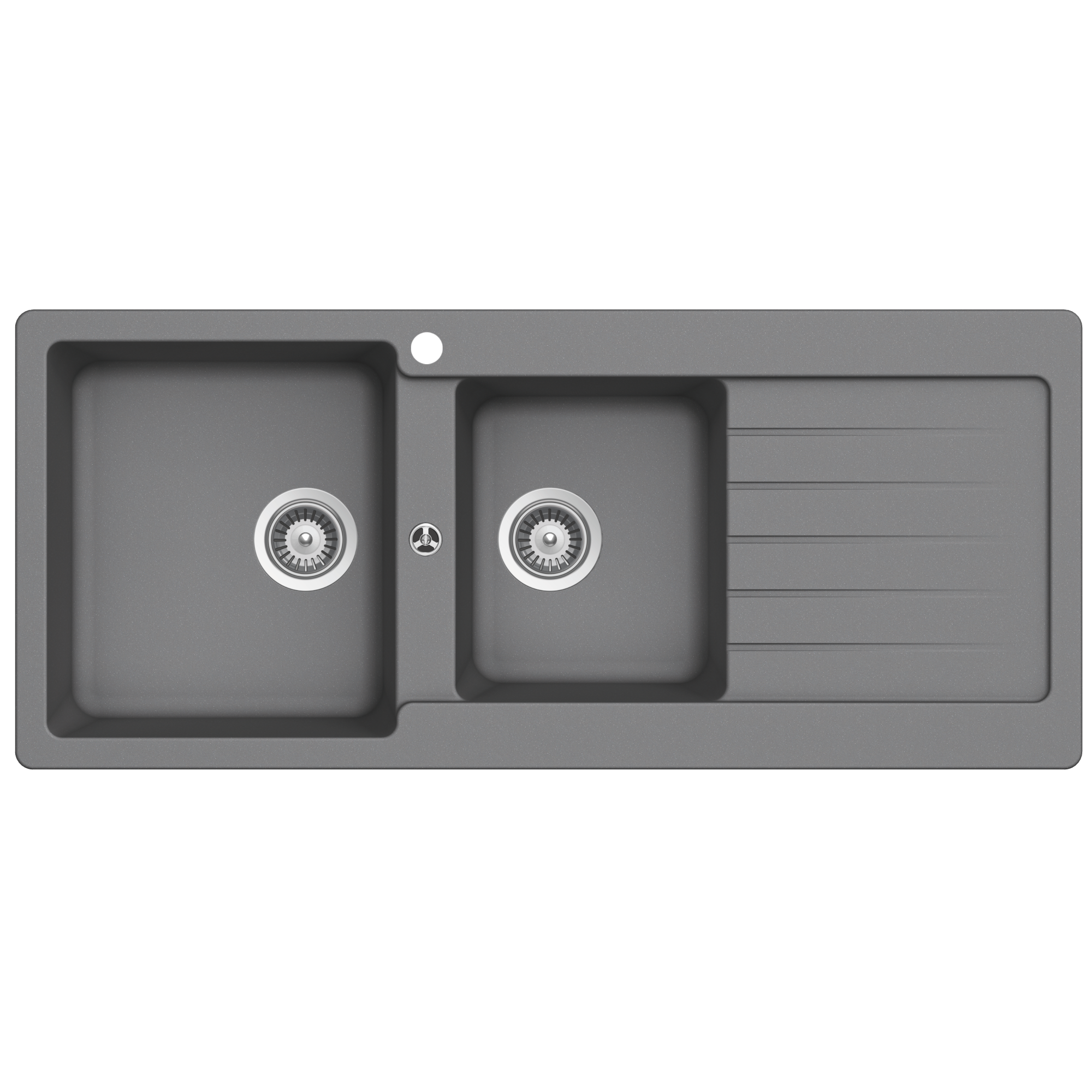 Schock typos Schock Typos 1 & 3/4 Bowl Croma Left Hand Bowl & Drainer 1TH Kitchen Sinks
