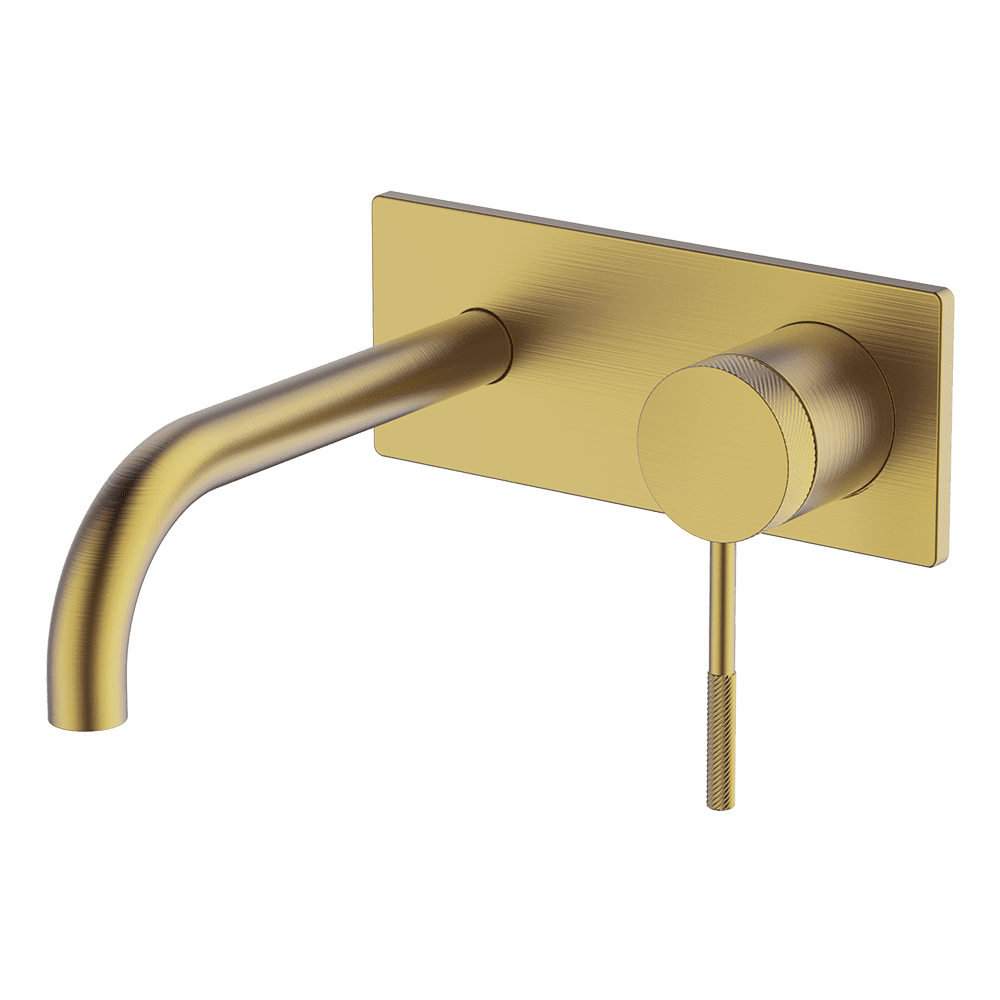 Poco Knurled Wall Basin/Bath Set 165mm