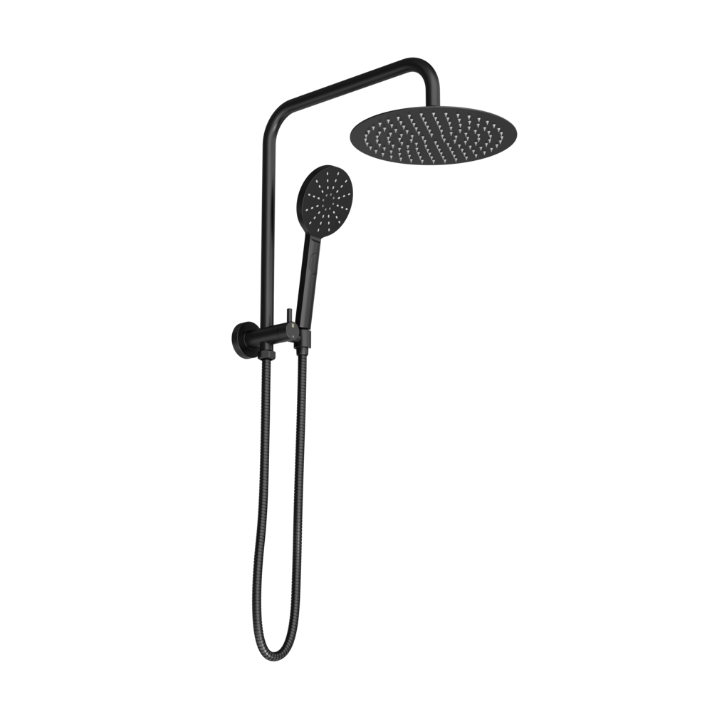 Abey Builders abey-build-shower Abey Builders Mini Twin Dual Shower Set 250mm Shower Head 3 Function Handheld Showers