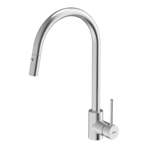 Gareth Ashton gareth-ashton-316 316 Gooseneck Pull Out Dual Spray Function Stainless Steel Kitchen Mixer Kitchen Taps & Mixers
