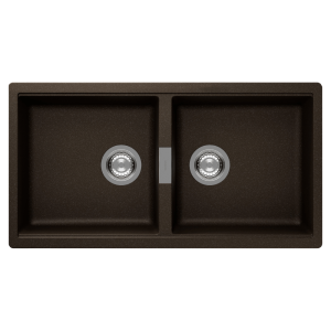 Schock horizont Schock Horizont Double Bowl Undermount Bronze Kitchen Sinks