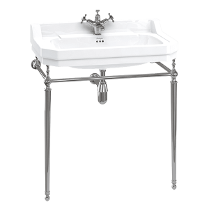 Burlington burlington Edwardian 80cm Basin & Stand 1TH Basins