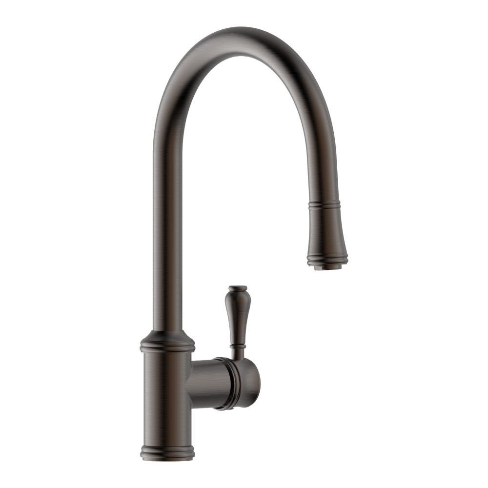 Provincial Single Lever Kitchen Mixer with Pull Out Lead Free - Image 4